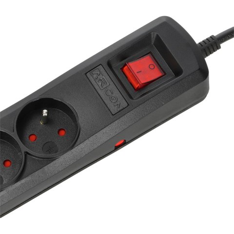Listwa zasilająca R5 5g 5m czarna ARcon Armac