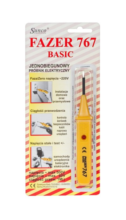 Próbnik elektryczny Fazer Basic 767 SUNCO ELECTRONICS