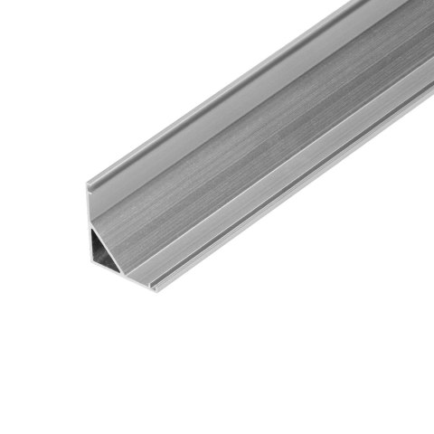 Profil aluminiowy do taśm LED, 2000 x 15,8 x 15,8 mm, kątowy, srebrny Orno