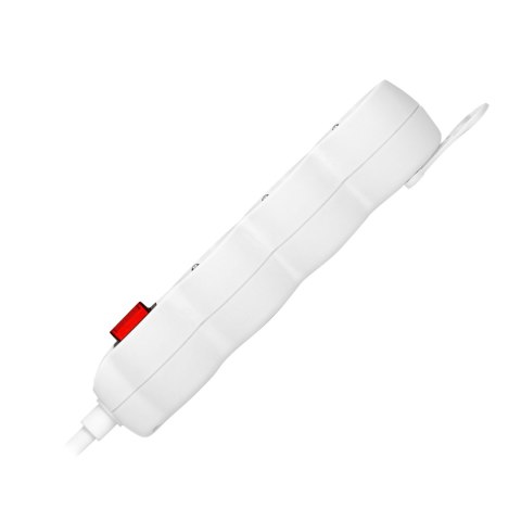 Przedłużacz 3x2P+Z,ON/OFF,1,4m, 3x1mm?, biały Orno
