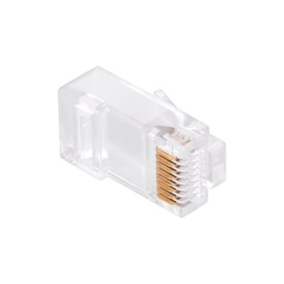Wtyk telefon. RJ45 8P 8C(drut)przelotowy CAT.6E LP