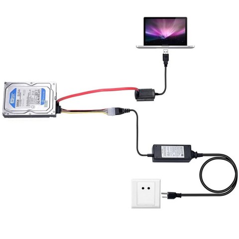 Adapter usb na sata ata ide 2,5 3,5/ usb to sata ata ide 2.5 3.5 adapter RTO