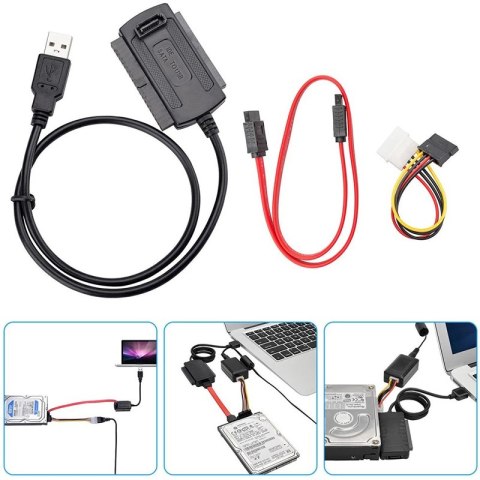 Adapter usb na sata ata ide 2,5 3,5/ usb to sata ata ide 2.5 3.5 adapter RTO