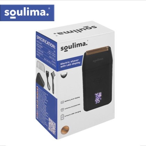 Golarka do brody z wyświetlaczem LED Soulima SOULIMA