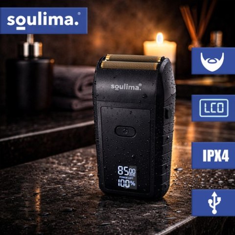 Golarka do brody z wyświetlaczem LED Soulima SOULIMA