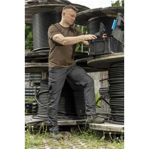 Koszulka męska t-shirt xxl, kolor army, 100% bawełna Dedra