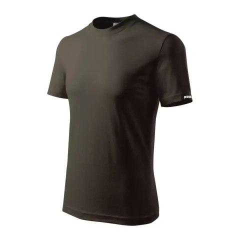 Koszulka męska t-shirt xxxl, kolor army, 100% bawełna Dedra