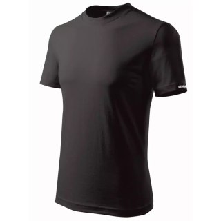 Koszulka męska t-shirt m, czarna, 100% bawełna Dedra