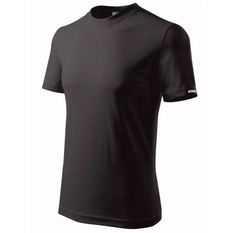 Koszulka męska t-shirt m, czarna, 100% bawełna Dedra
