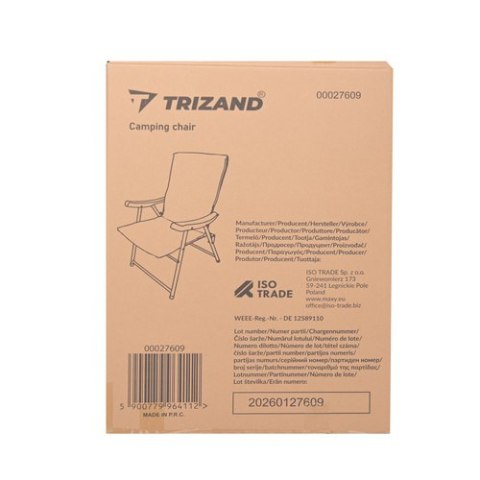Krzesło turystyczne 59x70x91cm Trizand TRIZAND
