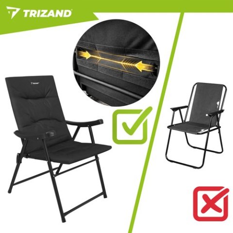 Krzesło turystyczne 59x70x91cm Trizand TRIZAND