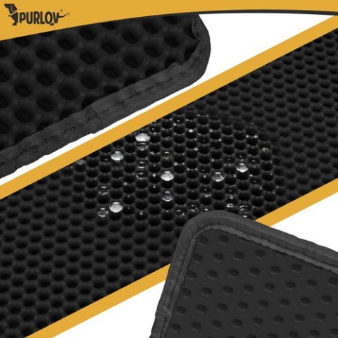 Mata pod kuwetę 75x55cm - czarna Purlov PURLOV