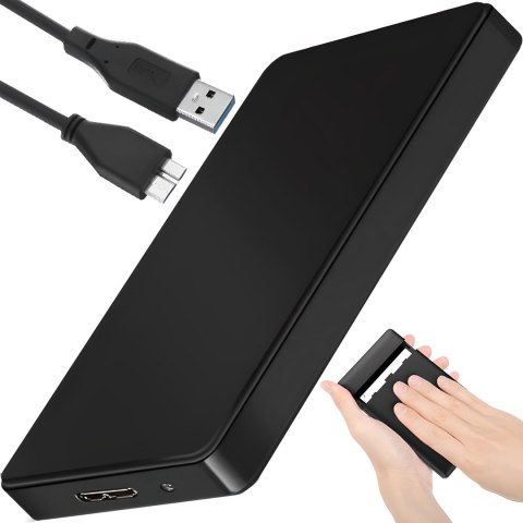 Obudowa dysku 2,5" kieszeń na dysk ssd hdd sata etui adapter kabel usb 3.0 RTO