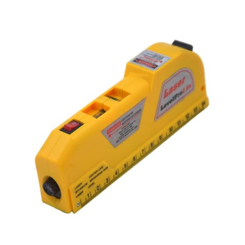 Poziomica laserowa z miarką miara 250 cm laser led e544 RTO
