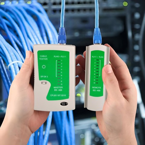 Tester do kabli sieciowych sieci rj45 / rj45 ethernet cable network tester RTO