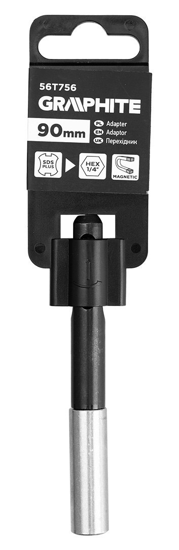 Adapter magnetyczny z SDS plus na 1/4'' HEX GRAPHITE