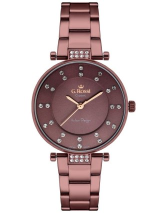 G. Rossi ZEGAREK G. ROSSI - C5131B-2B3 (zg780d) violet + BOX