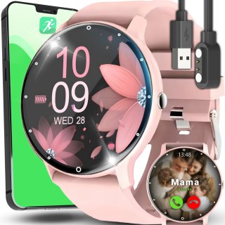 Smartwatch zegarek damski wodoodporny ips wyświetlacz aplikacja pl sport -e741-1 RTO