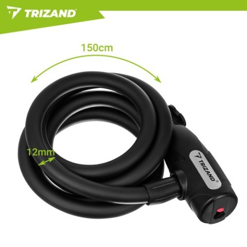 Zapięcie rowerowe 150cm Trizand TRIZAND