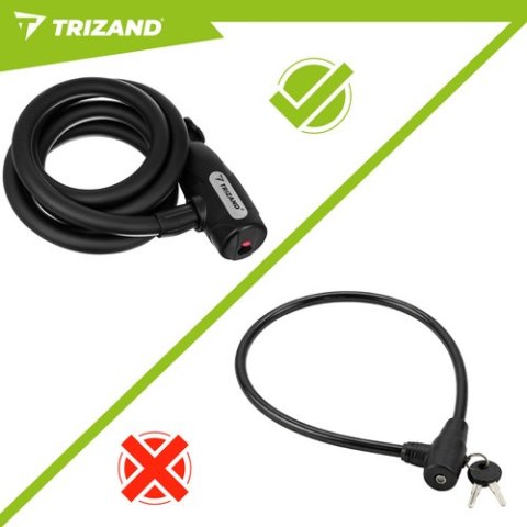 Zapięcie rowerowe 150cm Trizand TRIZAND