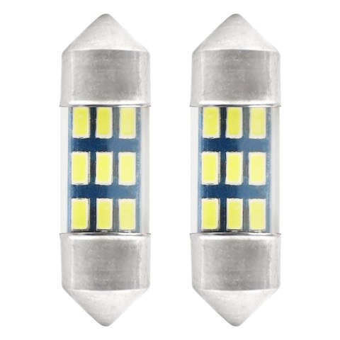 Żarówki led standard 3014 9smd festoon c5w c10w c3w 31mm white 12v amio-01089 AMiO