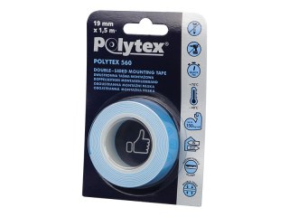 2910# Taśma dwustronna montażowa 19mmx1,50m polytex 560 Blow
