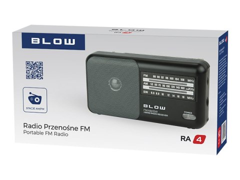 77-533# Radio przenośne analogowe am/fm blow ra4" Blow