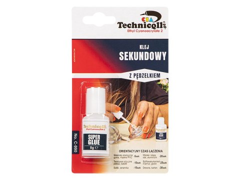 91-468# Klej sekundowy (z pędzelkiem) 8g technicqll Blow