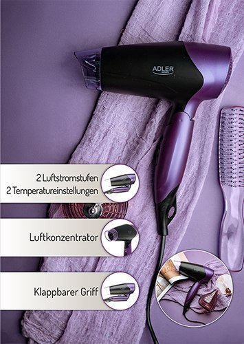 AD 2260 Suszarka 1600w ADLER