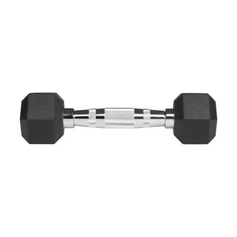 Hantle żeliwne gumowane HEX 2x1 kg REBEL ACTIVE Rebel