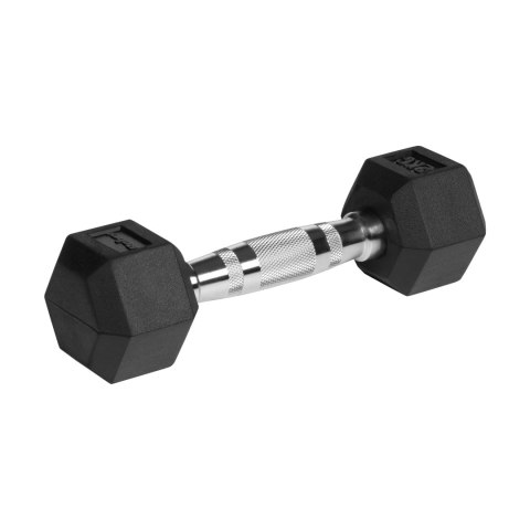 Hantle żeliwne gumowane HEX 2x2 kg REBEL ACTIVE Rebel