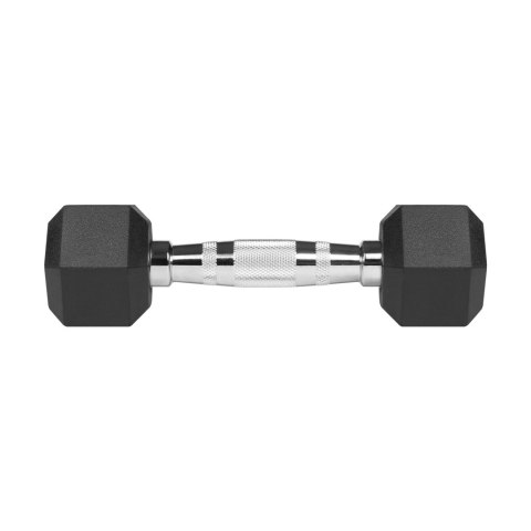 Hantle żeliwne gumowane HEX 2x2 kg REBEL ACTIVE Rebel