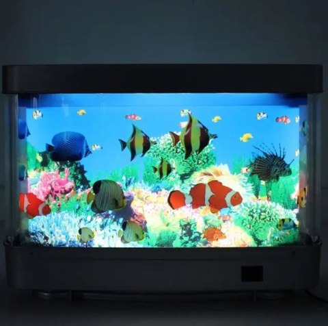 ZD99 Lampka nocna pływające rybki led ATL