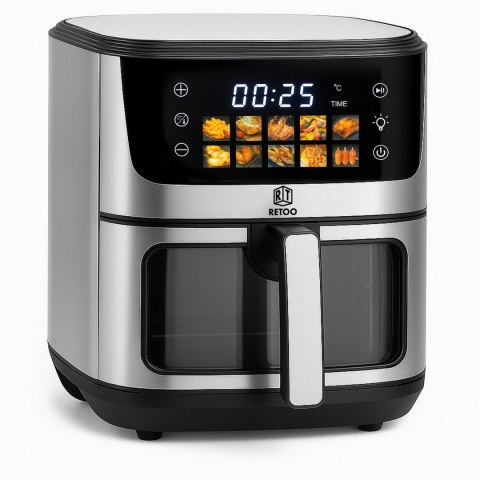 A-d frytkownica beztłuszczowa duża 5,5l piekarnik 1800 w air fryer 7 programów -or1102 RTO