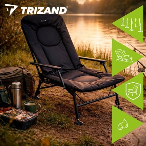 Fotel/krzesło wędkarskie regulowane Trizand TRIZAND