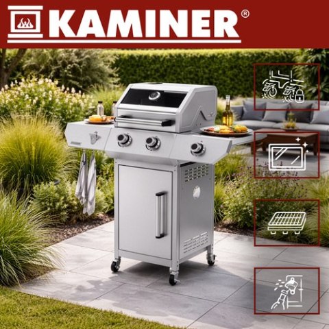Grill gazowy 2+1 10kW Varen 3.0 Kaminer KAMINER