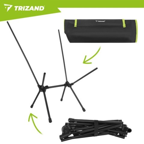 Krzesło wędkarskie 41x52x86cm czarne Trizand TRIZAND
