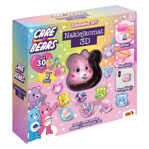 Naklejkomat 3d care bears różowy miś EPEE