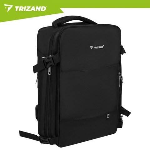 Plecak turystyczny 42x32x40cm czarny Trizand TRIZAND