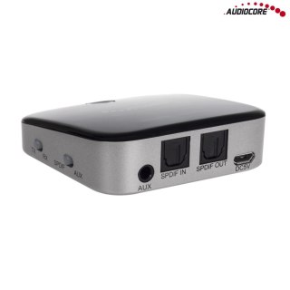 Adapter bluetooth 2 w 1 transmiter odbiornik Audiocore AC830 - Apt-X Spdif - Chipset CSR BC8670 Audiocore
