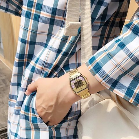 Casio ZEGAREK DAMSKI CASIO LA680WGA-4C (zd631d) + BOX