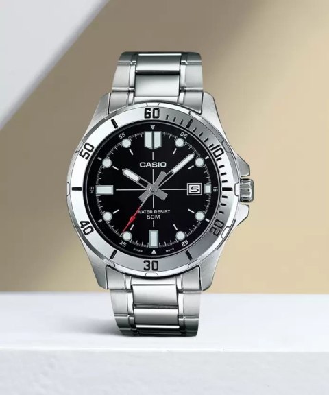 Casio ZEGAREK MĘSKI CASIO MTP-VD01D-1BV + BOX