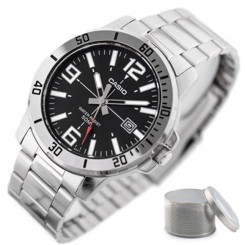Casio ZEGAREK MĘSKI CASIO MTP-VD01D-1BV + BOX