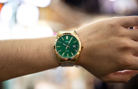 Casio ZEGAREK MĘSKI CASIO MTP-VD03G-3A + BOX
