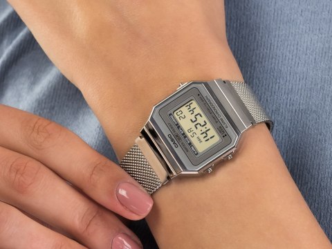 Casio Zegarek Unisex Casio Retro Vintage A700WM-7A + BOX