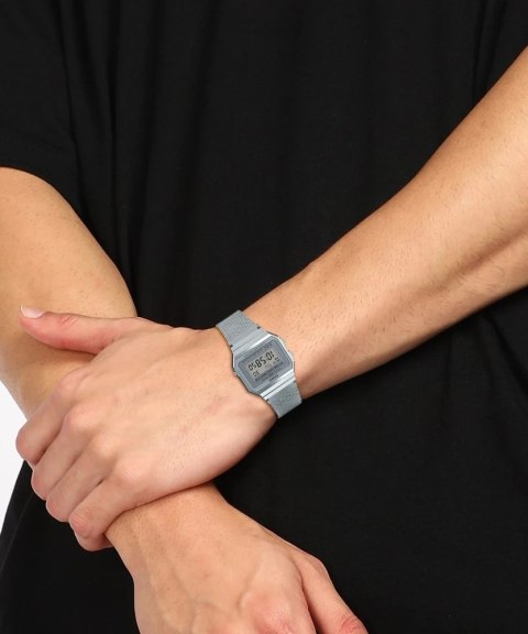 Casio Zegarek Unisex Casio Retro Vintage A700WM-7A + BOX