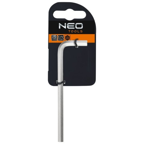 Klucz sześciokątny 7.0 mm, CrV NEO TOOLS