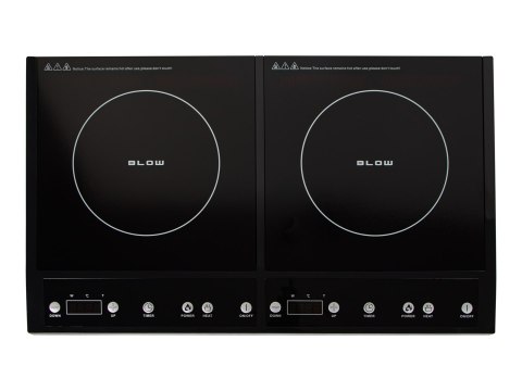 44-046# Kuchenka indukcyjna nastawna dwupalnikowa 2000w + 2000w blow Blow