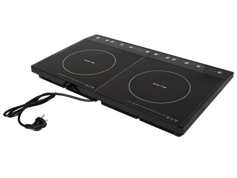 44-046# Kuchenka indukcyjna nastawna dwupalnikowa 2000w + 2000w blow Blow