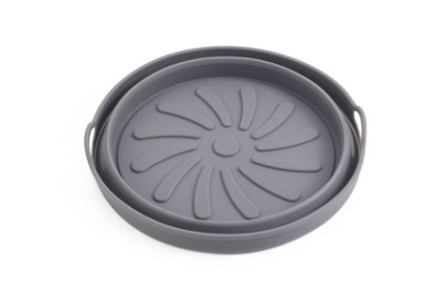 AD 6734 Tacka silikonowa do frytkownicy powietrznej | okrągła | 20,3 cm | wielokrotnego użytku | silikon spożywczy bpa free ADLER